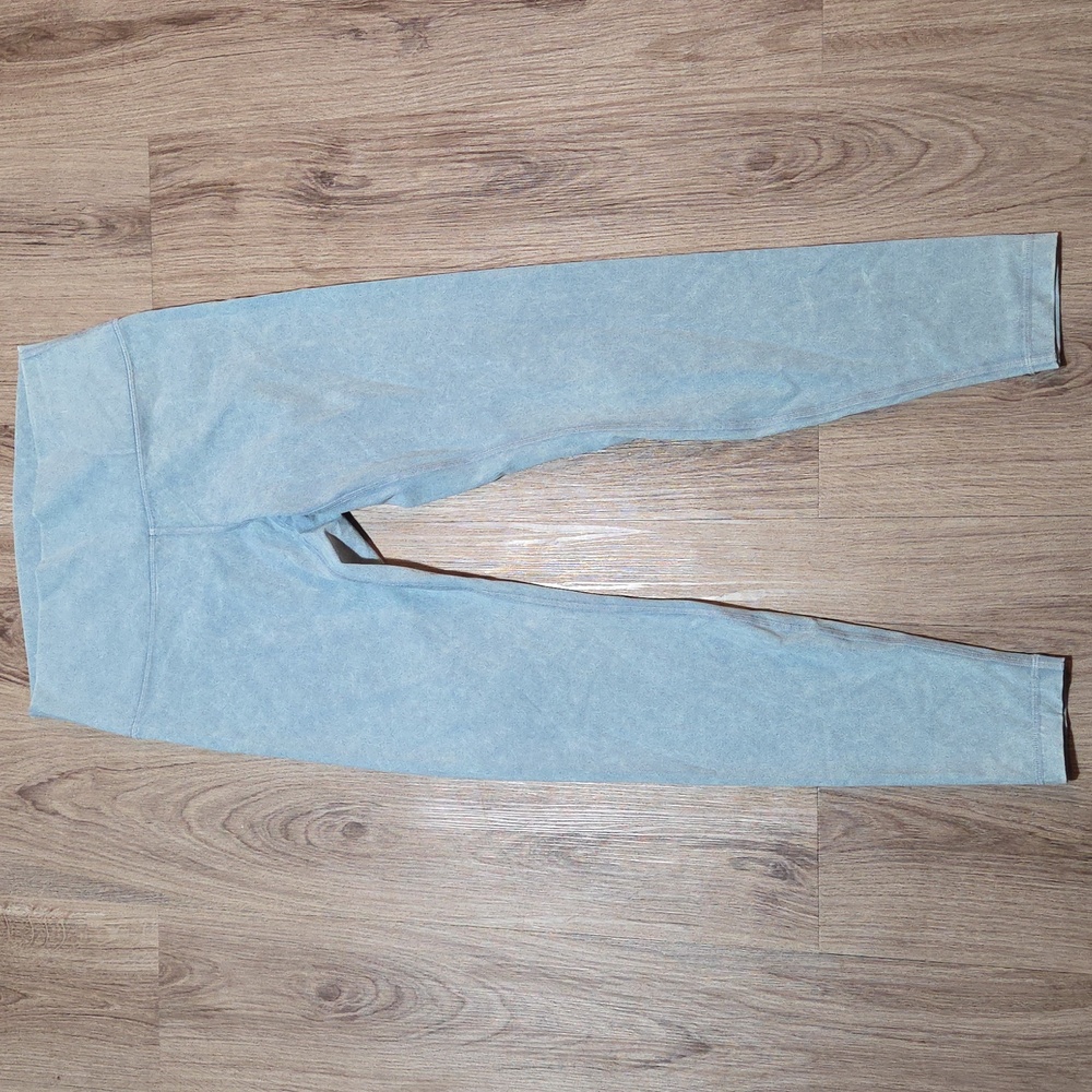Lululemon Wunder Under High-Rise Tight *Snow Washed 28" Washed Chambray Size 10